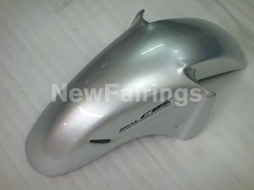 Silver and Black Flame - CBR 1100 XX 96-07 Fairing Kit