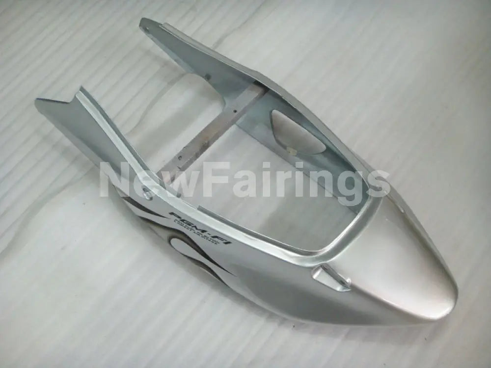 Silver and Black Flame - CBR 1100 XX 96-07 Fairing Kit