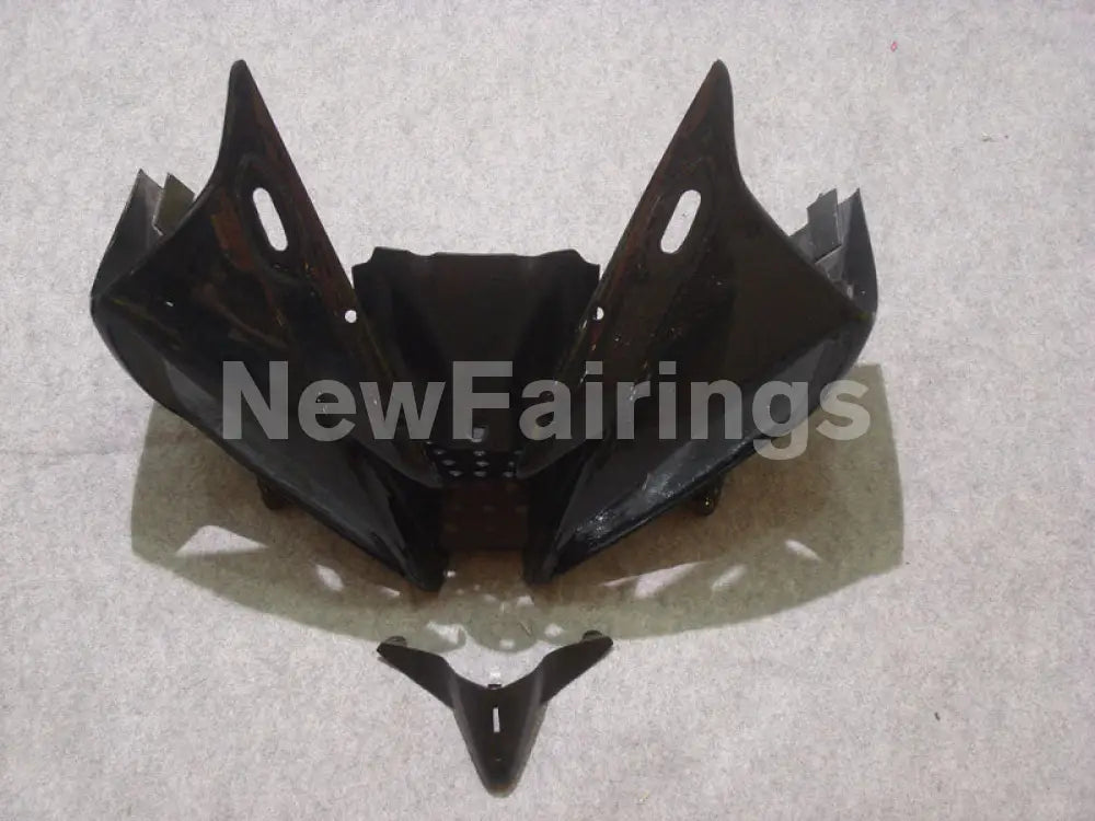 Silver and Black Matte Black Factory Style - YZF-R6 06-07 Fairing Kit