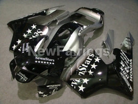Silver and Black SevenStars - CBR600RR 03-04 Fairing Kit