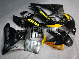 Silver and Black Yellow Factory Style - CBR 900 RR 94-95 Fairing Kit