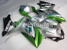 Cargar imagen en el visor de la galería, Silver and Green Black Factory Style - GSX-R1000 07-08 Fairing Kit