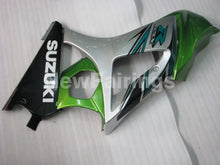 Cargar imagen en el visor de la galería, Silver and Green Black Factory Style - GSX-R1000 07-08 Fairing Kit