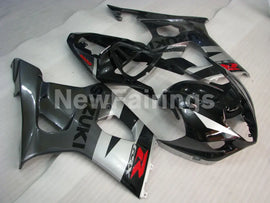Silver and Grey Black Factory Style - GSX-R1000 03-04 Fairing Kit