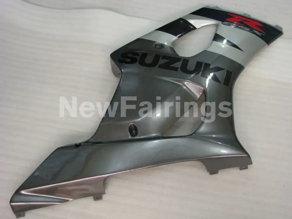 Silver and Grey Black Factory Style - GSX-R1000 03-04 Fairing Kit