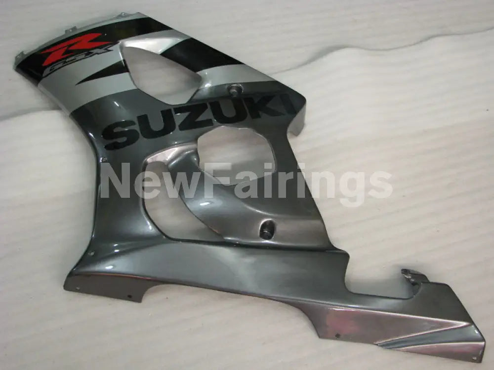 Silver and Grey Black Factory Style - GSX-R1000 03-04 Fairing Kit