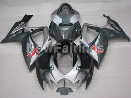 Silver and Grey Black Factory Style - GSX-R600 06-07 Fairing Kit