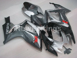 Silver and Grey Black Factory Style - GSX-R600 06-07 Fairing Kit