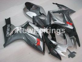 Silver and Grey Black Factory Style - GSX-R750 06-07 Fairing Kit