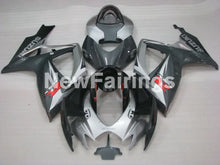 Cargar imagen en el visor de la galería, Silver and Grey Black Factory Style - GSX-R750 06-07 Fairing Kit