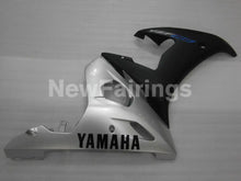 Cargar imagen en el visor de la galería, Silver and Matte Black Factory Style - YZF-R6 03-04 Fairing Kit