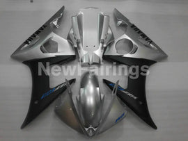 Silver and Matte Black Factory Style - YZF-R6 03-04 Fairing Kit