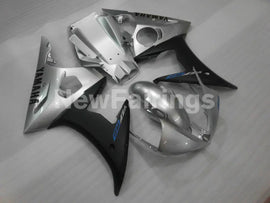Silver and Matte Black Factory Style - YZF-R6 03-04 Fairing Kit