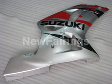 Cargar imagen en el visor de la galería, Silver and Red Black Factory Style - GSX-R750 00-03 Fairing Kit