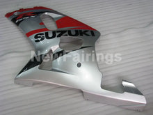 Cargar imagen en el visor de la galería, Silver and Red Black Factory Style - GSX-R750 00-03 Fairing Kit