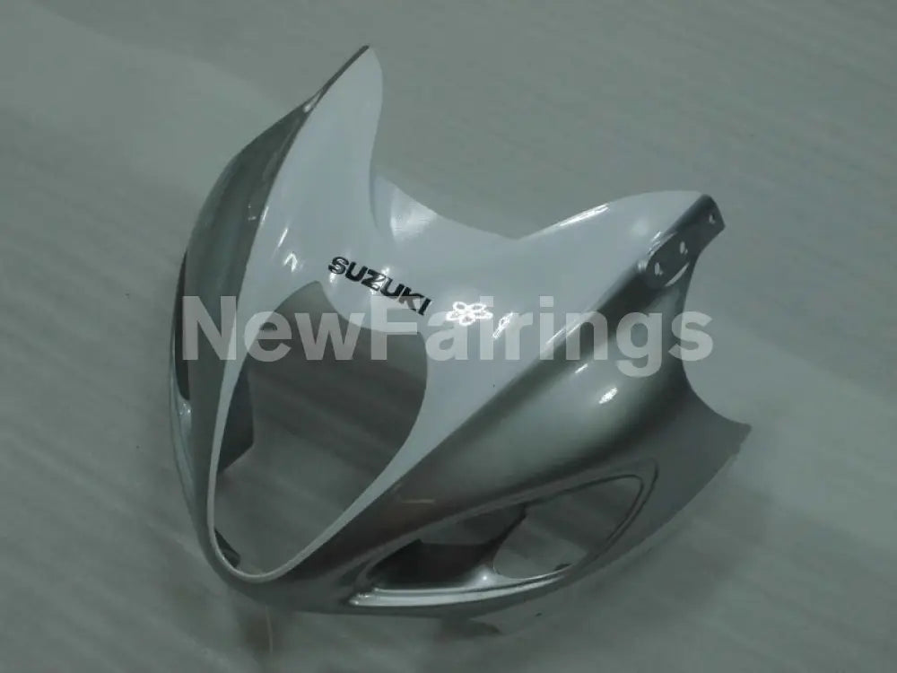 Silver and White Factory Style - GSX1300R Hayabusa 99-07 Fairing Kit