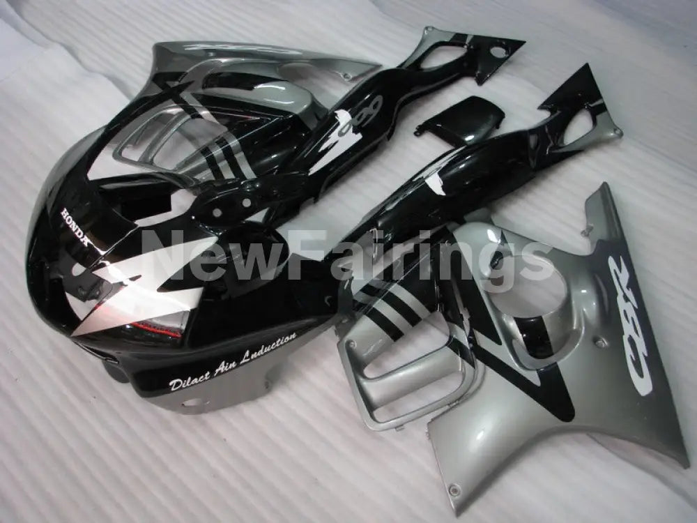 Silver Black Factory Style - CBR600 F3 97-98 Fairing Kit