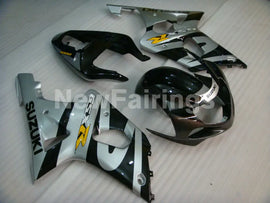 Silver and Black Factory Style - GSX-R1000 00-02 Fairing Kit
