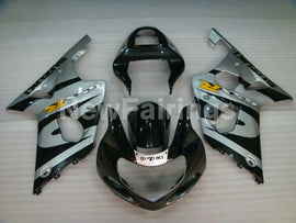 Silver and Black Factory Style - GSX-R1000 00-02 Fairing Kit