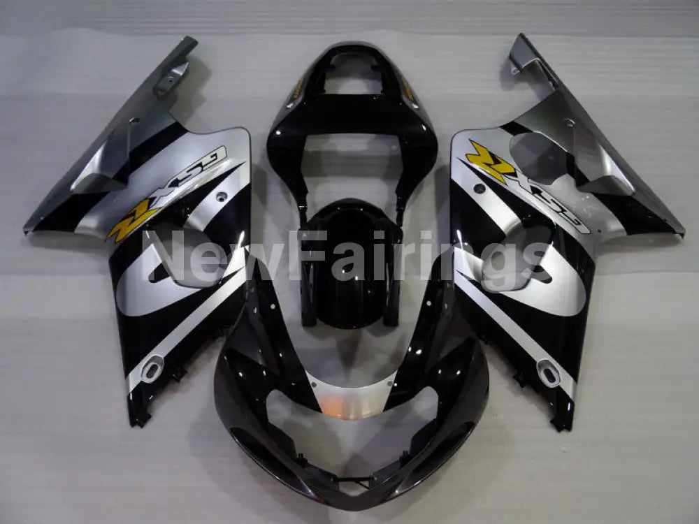 Silver Black Factory Style - GSX-R1000 00-02 Fairing Kit