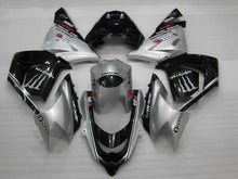 Cargar imagen en el visor de la galería, Silver and Black Monster - NINJA ZX-10R 04-05 Fairing Kit