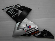 Cargar imagen en el visor de la galería, Silver and Black Monster - NINJA ZX-10R 04-05 Fairing Kit