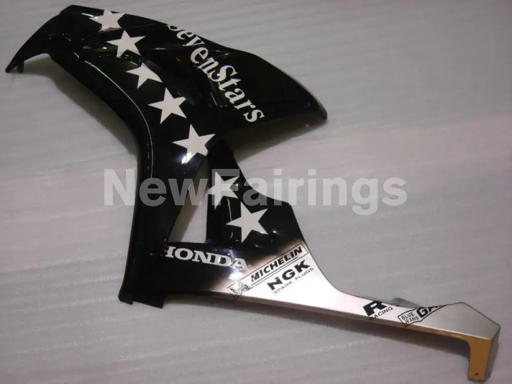 Silver and Black SevenStars - CBR1000RR 06-07 Fairing Kit