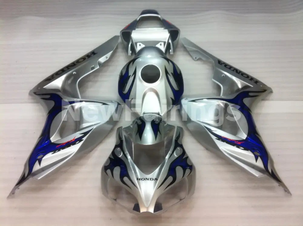 Silver Blue Flame - CBR1000RR 06-07 Fairing Kit