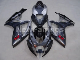 Silver Grey and Black Factory Style - GSX-R600 06-07 Fairing Kit