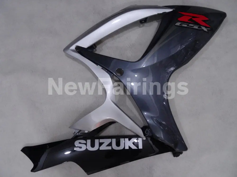 Silver Grey and Black Factory Style - GSX-R600 06-07 Fairing Kit