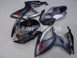 Silver Grey and Black Factory Style - GSX-R750 06-07 Fairing Kit