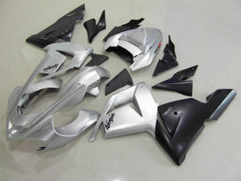 Silver and Mate Black Factory Style - NINJA ZX-10R 04-05 Fairing Kit