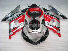 Cargar imagen en el visor de la galería, Silver and Red Black Factory Style - GSX-R600 01-03 Fairing Kit