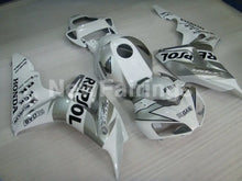 Cargar imagen en el visor de la galería, Silver and White Repsol - CBR1000RR 06-07 Fairing Kit