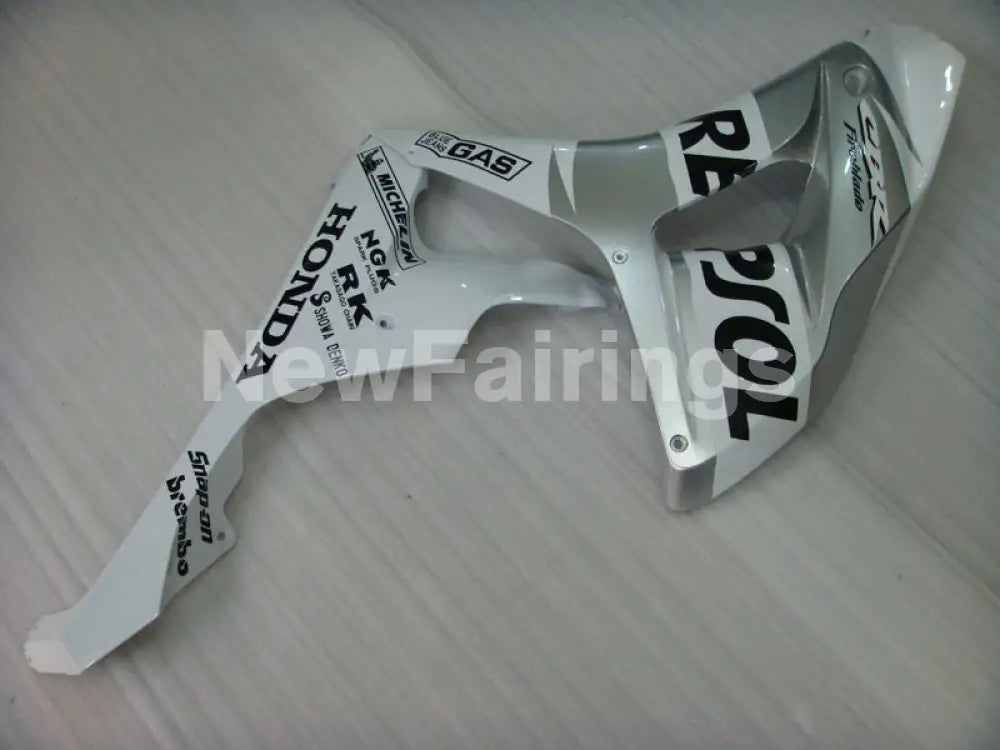 Silver and White Repsol - CBR1000RR 06-07 Fairing Kit