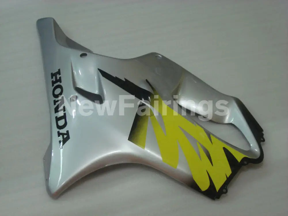 Silver and Yellow Black Factory Style - CBR600 F4 99-00 Fairing Kit