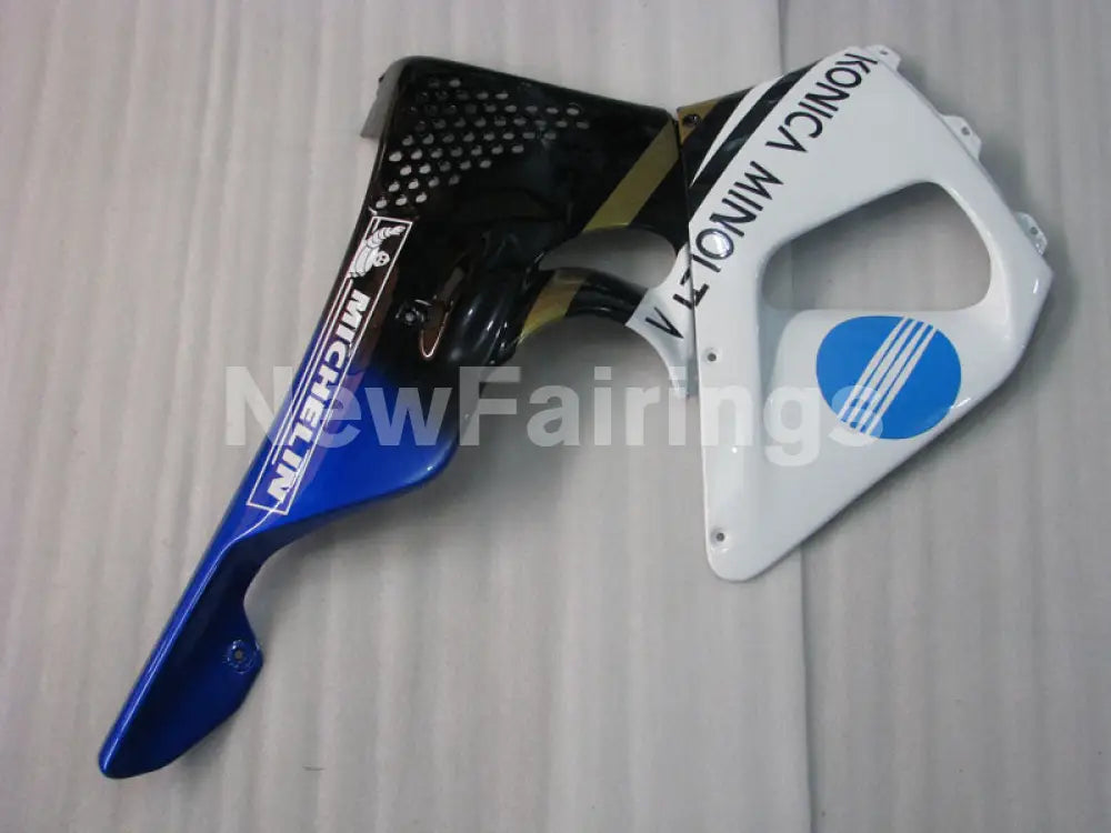 White and Black Blue Konica Minolta - CBR 900 RR 94-95 Fairing Kit