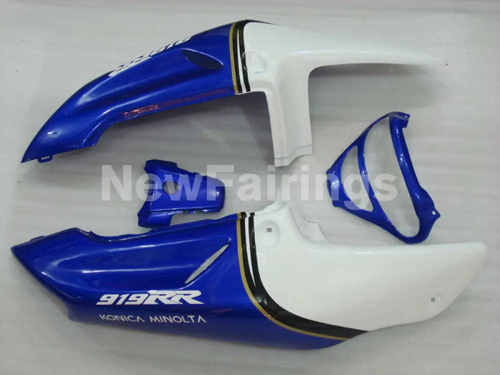 White and Black Blue Konica Minolta - CBR 919 RR 98-99 Fairing Kit
