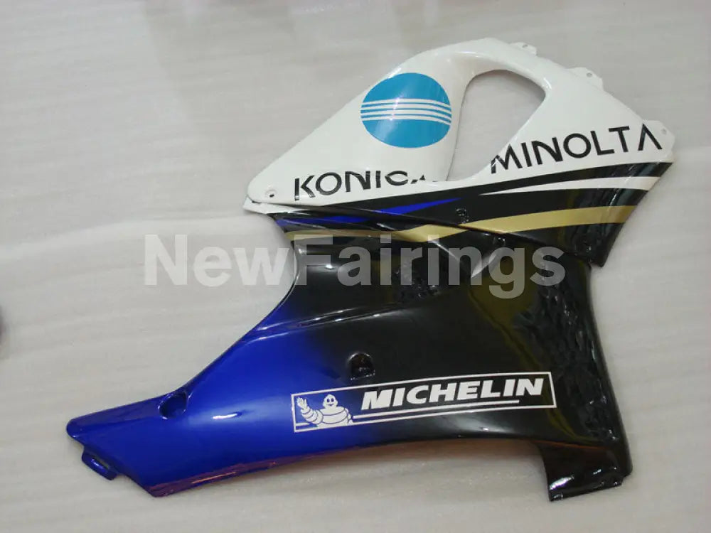 White and Black Blue Konica Minolta - CBR 919 RR 98-99 Fairing Kit