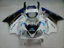 Cargar imagen en el visor de la galería, White and Black Blue Konica Minolta - CBR600 F4i 01-03 Fairing Kit