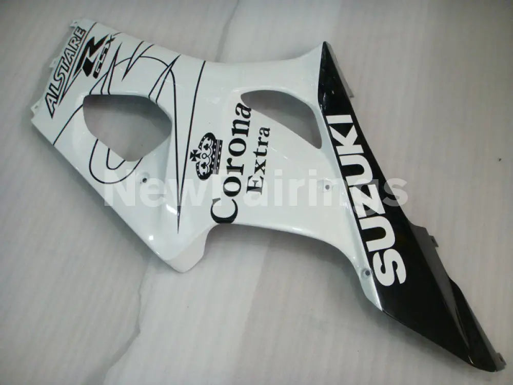 White and Black Corona - GSX-R1000 03-04 Fairing Kit