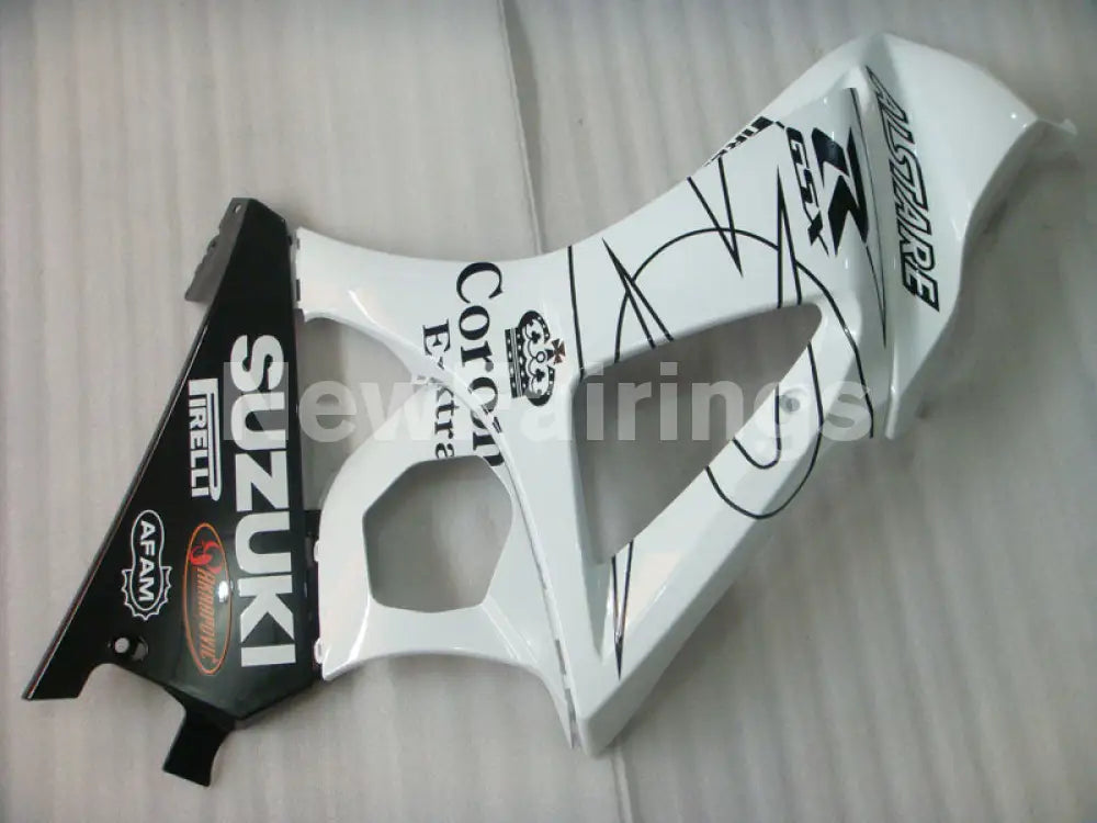 White and Black Corona - GSX-R1000 07-08 Fairing Kit