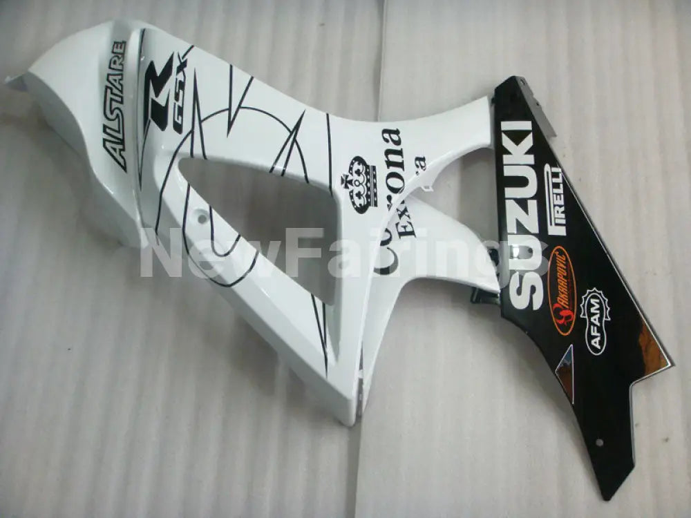 White and Black Corona - GSX-R1000 07-08 Fairing Kit