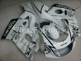 White and Black Corona - GSX-R600 96-00 Fairing Kit