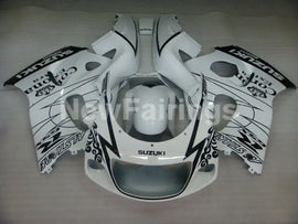 White and Black Corona - GSX-R600 96-00 Fairing Kit