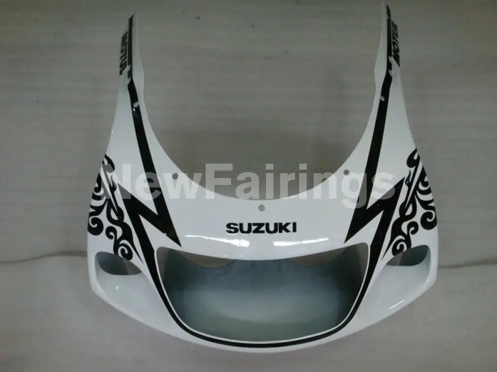 White and Black Corona - GSX-R600 96-00 Fairing Kit
