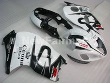 Cargar imagen en el visor de la galería, White and Black Corona - GSX1300R Hayabusa 99-07 Fairing Kit