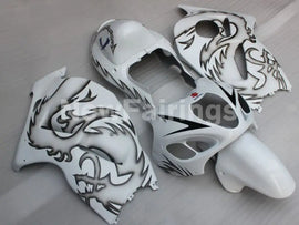 White and Black Dragon - GSX1300R Hayabusa 99-07 Fairing Kit