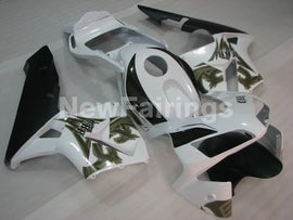 White and Black Factory Style - CBR600RR 03-04 Fairing Kit