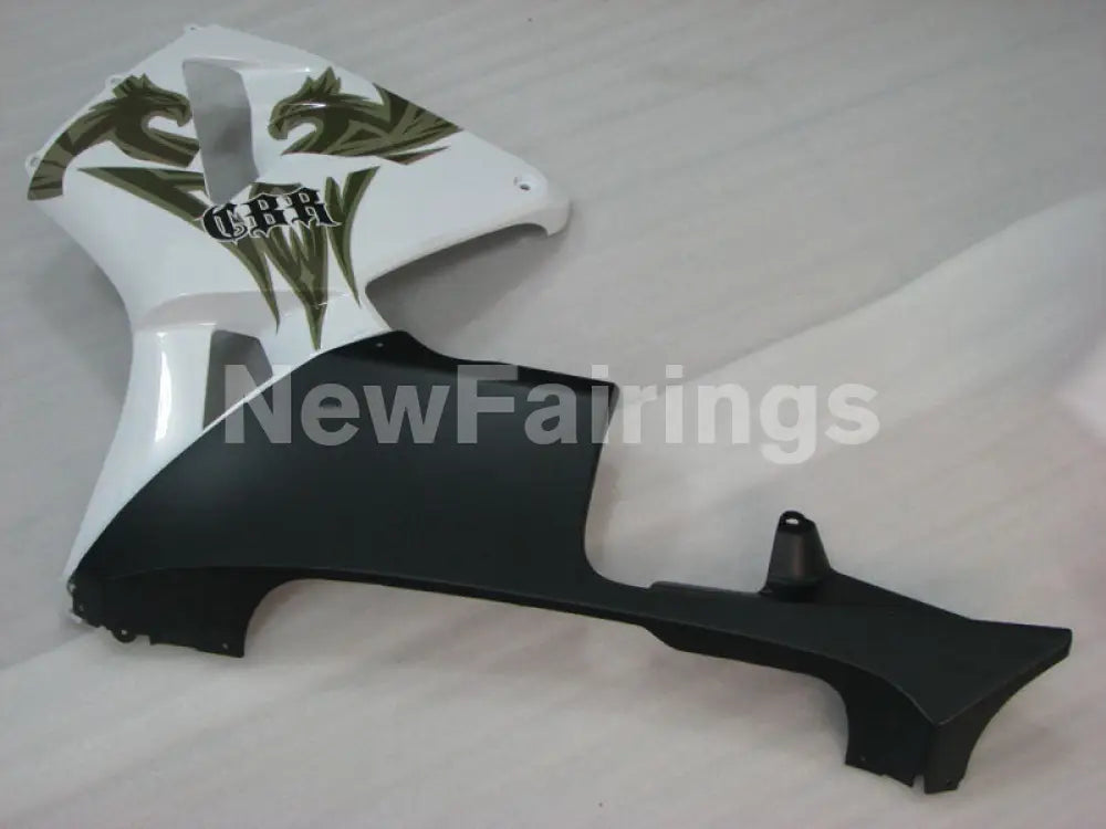 White and Black Factory Style - CBR600RR 03-04 Fairing Kit